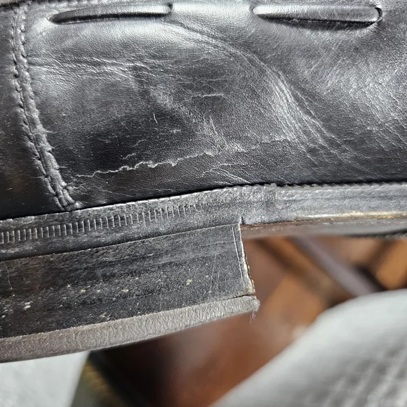 CELINE Quiet Luxury Old Money Chic Classic Black Tassel Leather Loafers Sz EU 41 - Picture 13 of 16